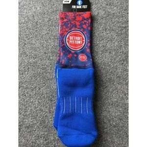 For Bare Feet‎ Detroit Pistons Youth 13, 1-3 New Red White Blue Socks Basketball
